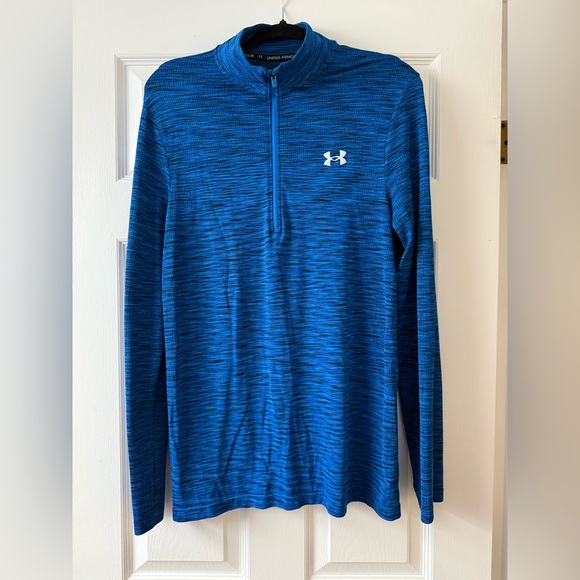 Under Armour Electric Blue Half-Zip Top - Picture 1 of 1